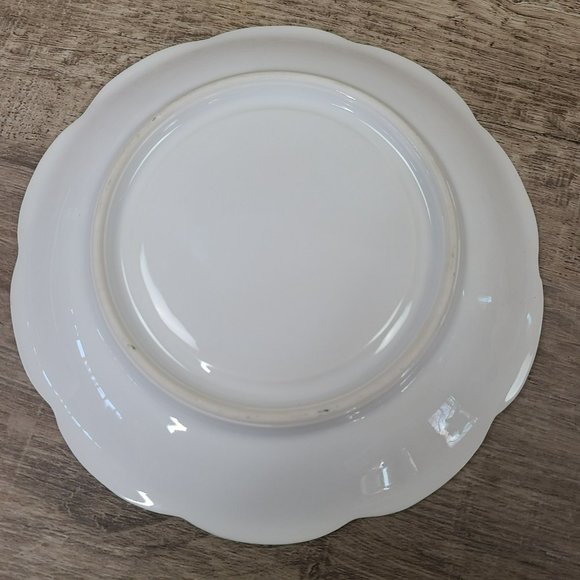 VTG Noritake "M" Japan Three Footed Condiment Bowl w Spoon Saucer Plate Floral - Picture 9 of 13